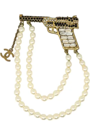 CHANEL 2001 Brosche mit Waffenmotiv