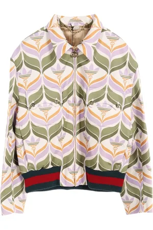 Gucci 2020s x adidas Jacke mit Trefoil-Print