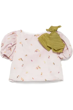 LA STUPENDERIA Poloshirt mit Blumenstickerei