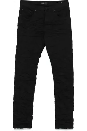 Purple Brand Raw Jeans mit ausgestelltem Bein