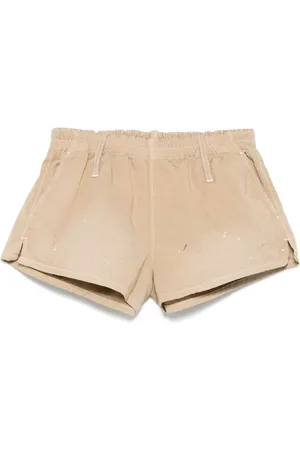 Maison Margiela Shorts mit Farbklecks-Print