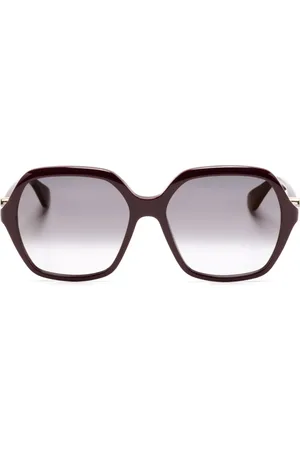 Cartier Sonnenbrille mit geometrischem Gestell