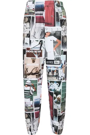 Lacoste Gerade Jogginghose mit Foto-Print