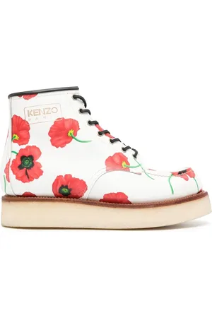 Kenzo Yama Schnürstiefel mit Blumenmuster