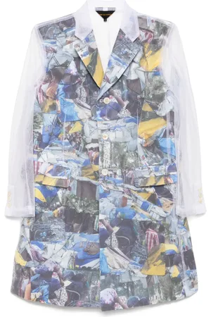 Comme des Garçons Mantel mit Print