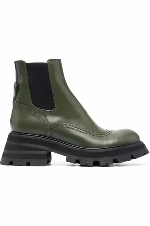 Alexander McQueen Stiefel aus Leder