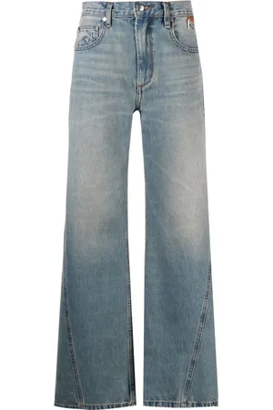 Rhude Jeans mit weitem Bein
