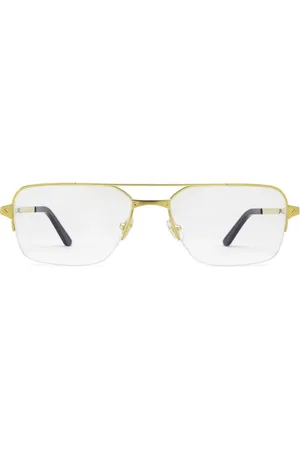 Cartier Brille mit eckigem Gestell