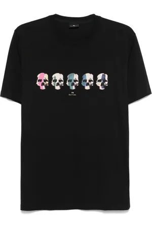 Paul Smith T-Shirt mit Totenkopf-Print