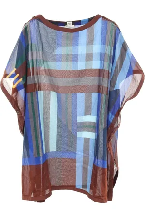 Hermès 2000s Bluse mit geometrischem Print