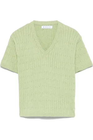 Manuel Ritz T-Shirt mit Zopfmuster