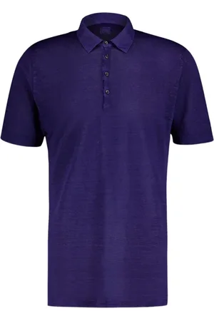 120% Lino Poloshirt aus Leinen