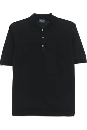 DRUMOHR Gestricktes Poloshirt