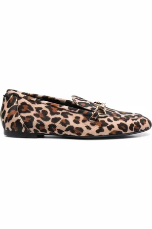 Moschino Loafer mit Leoparden-Print