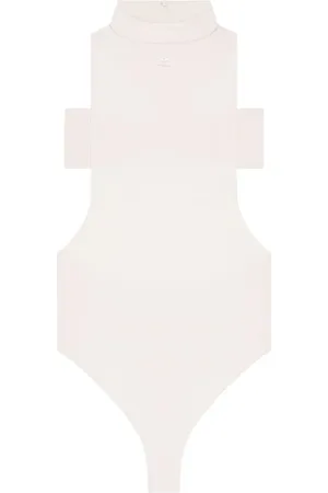 Courrèges T-Shirt mit Stehkragen