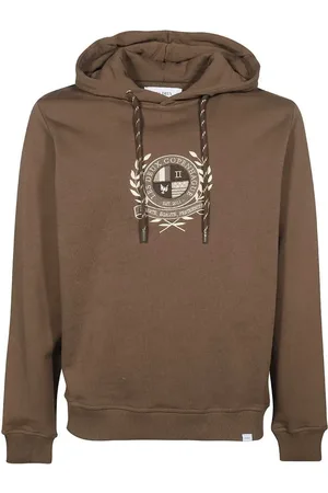 Les Deux Hoodie mit Logo-Stickerei