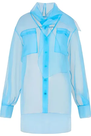 Giorgio Armani Organza-Hemd mit Schaldetail