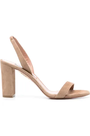 Aquazzura So Nude Block Sandalen 85mm