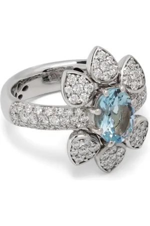 ROSEKEY 18kt Weißgoldring mit Diamanten