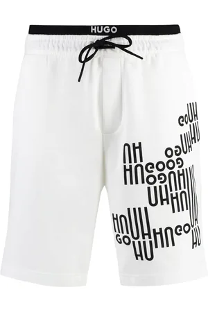 HUGO BOSS Shorts mit Logo-Print