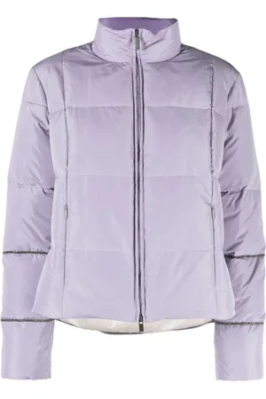 Fabiana Filippi Gefütterte Jacke mit Stehkragen