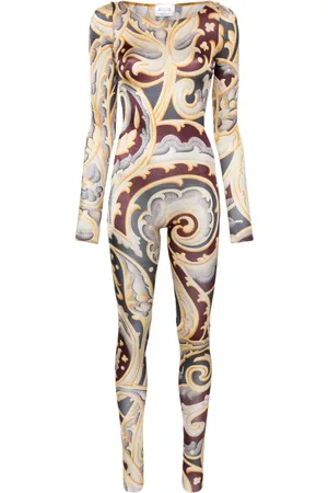 Wolford X ETRO Catsuit mit Paisley-Print