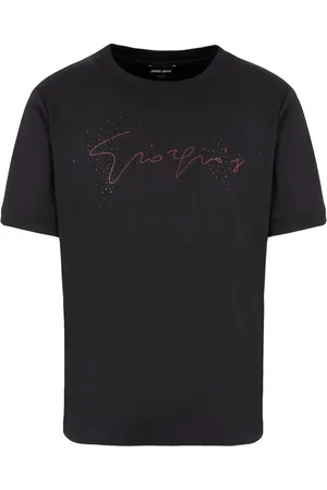 Giorgio Armani T-Shirt mit Logo-Nieten