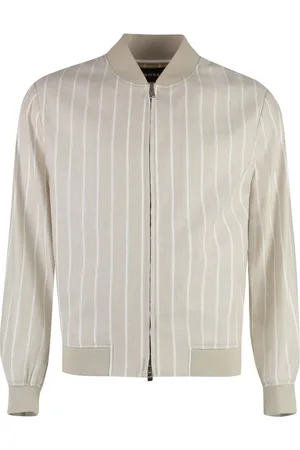 HUGO BOSS Bomberjacke mit Nadelstreifen