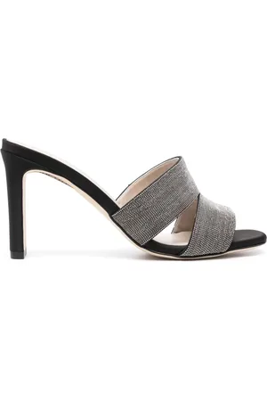 Fabiana Filippi Mules mit Kristallen 95mm