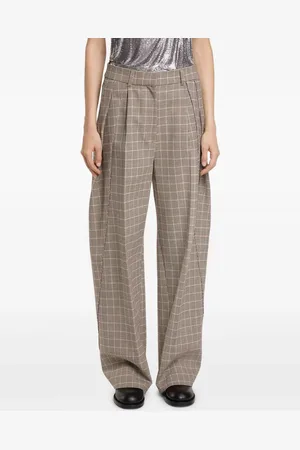 Paco rabanne Weite Hose mit Karomuster