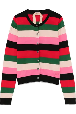 Nº21 Gestreifter Cardigan