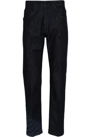Fendi Gerade Jeans mit Bügelfalten