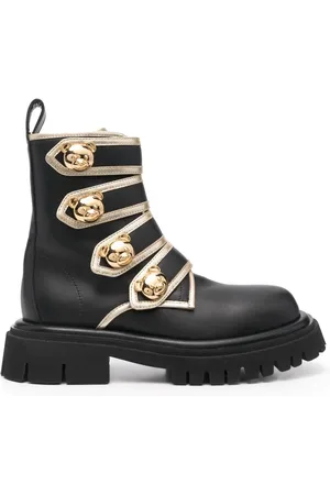 Moschino Stiefeletten mit Schnalle