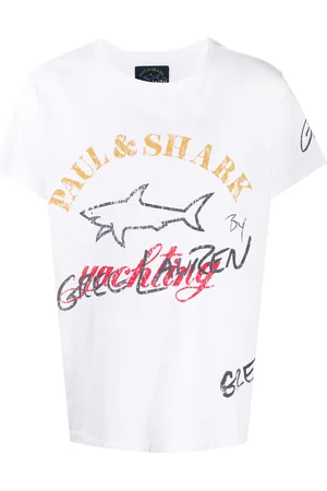 GREG LAUREN T-Shirt mit rundem Ausschnitt
