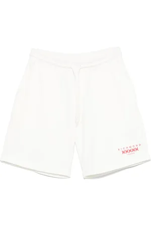 John Richmond Shorts mit Logo-Print