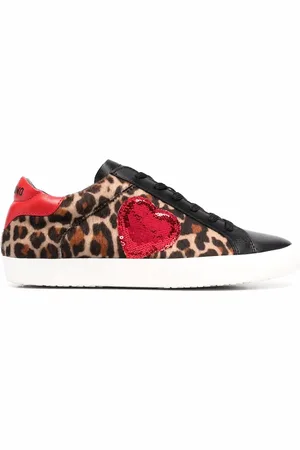 Moschino Sneakers mit Leoparden-Print