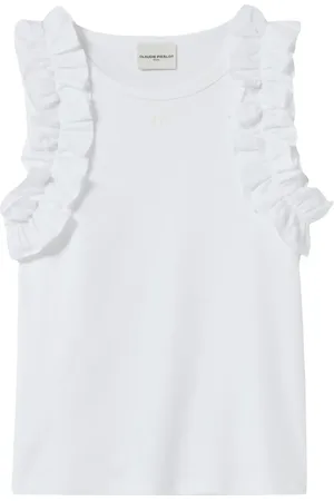 Claudie Pierlot Tanktop mit Rüschenborten