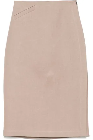 Fendi Midirock aus Leinen