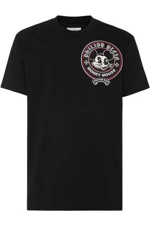 Philipp Plein T-Shirt mit Money-Mouse-Stickerei