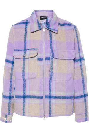 Pleasures Karierte Folklore Filzjacke