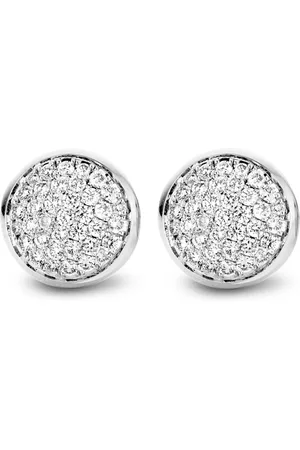 Tirisi 18kt Weißgoldohrstecker mit Diamanten