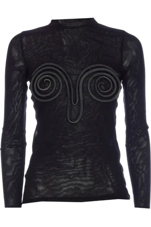 Jean Paul Gaultier Langarmshirt mit Spiraldetail