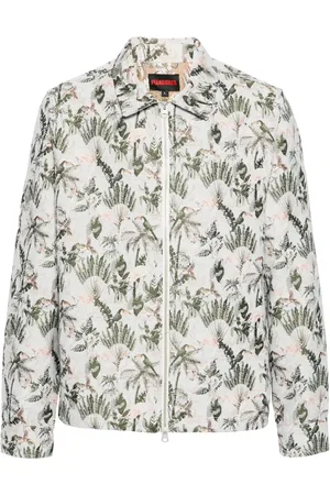 Pleasures Parrot Work Hemdjacke mit Reißverschluss