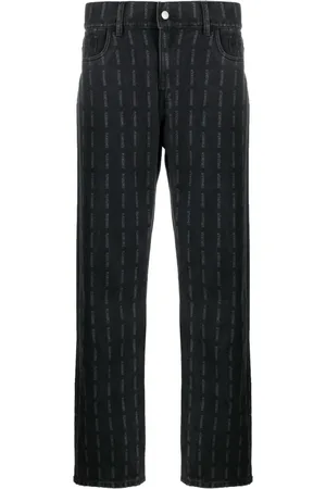 Pleasures Straight-Leg-Jeans mit Logo-Print