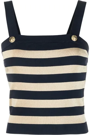 Michael Kors Gestreiftes Strickoberteil