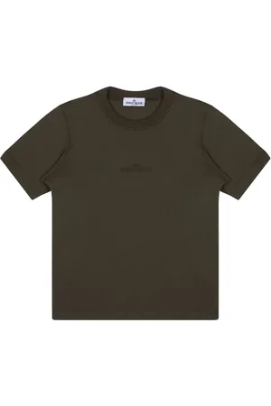 Stone Island T-Shirt mit Logo-Stickerei