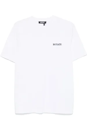 ROTATE T-Shirt mit Logo-Stickerei