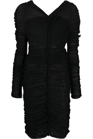 ESTER MANAS Schulterfreies Kleid mit Raffungen