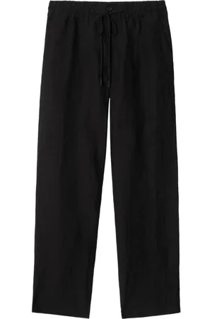 Burberry Leinenhose mit geradem Bein