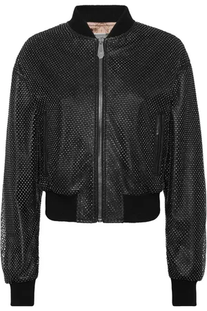Philipp Plein Bomberjacke aus Leder